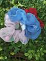 ခေါင်းစည်းကြိုး Colorful Hair Band Scrunchies Hair Band 3pcs set. 