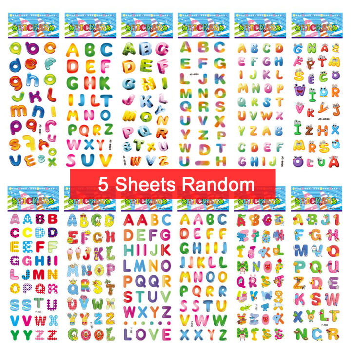 5%20Sheets%20Kids%20Stickers%20Puffy%20Stickers%20for%20Children%20Birthday%20Christmas%20New%20Year%20%20for%20Girl%20Boy%20Scrapbooking%20Cartoon%20Stickers%20-%20Image%207