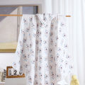 Happyflute Hooded Baby Towel 1Pc Cotton Soft Absorbent Reusable Washable Comfortable Gentle Care Newborn Toddler Bath Wrap.