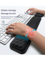Mousepad Ergonomic Keyboard Mouse Wrist Rest Office Typing Protection Relax Wrist Memory Foam Mouse Pad for Computer Laptop. 