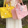 1PC Cute Cartoon Felt Handbag Cartoon Mommy Bag Hundred Day Banquet Gift Shopping Bag Girls' Small Bag. 