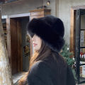 Thicken Plush Warm Fur Hat Fluffy Beanie Warm Thick Hat Mongolian Caps for Casual Trips Sports Skiing. 