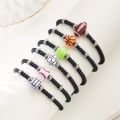 Football Baseball Basketball Charm Bracelet for Men Women Simple Adjutable Black Rope Braided Bracelet Boys Sports Lover . 