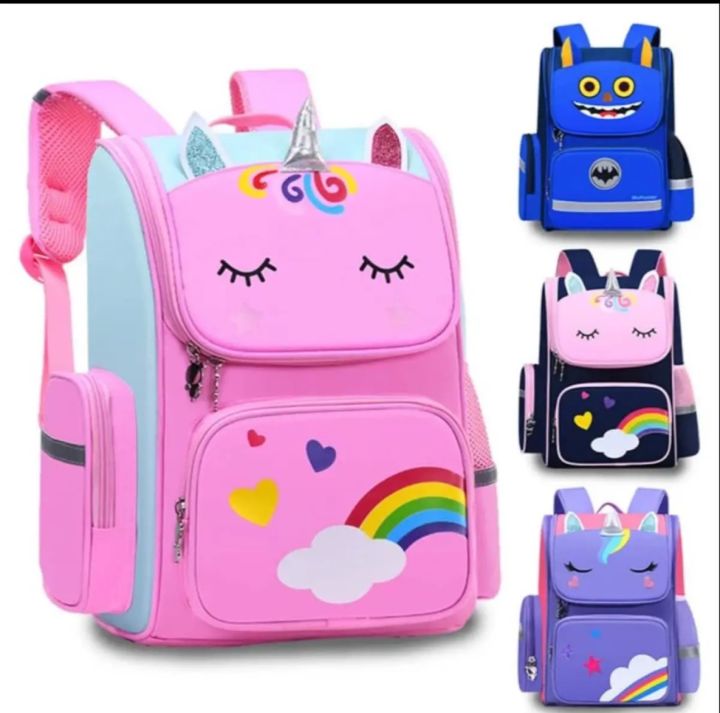 Cartoon Creative Unicorn Lightweight Waterproof School Backpack
