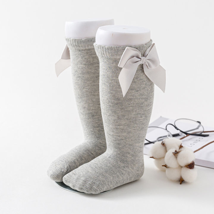 2025%20New%20Kids%20Socks%20Toddlers%20Girls%20Big%20Bow%20Knee%20High%20Quality%20Long%20Soft%20Autumn%20Winter%20100%25%20Cotton%20Lace%20Baby%20Tube%20Sock%20Calcetines%20-%20Image%207