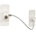 Child Safety Lock Cabinet Refrigerator Door Lock Stainless Steel Cable Protection Children Baby Home Window Lock Strong Fixation.