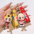 Cartoon Cute Batman Joker Harleen Quinzel Keychain for Women Men Fans Backpack Bag Car Keys Accessories Keys Holder. 
