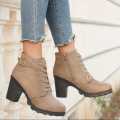 Women's Ankle Boots, Fashionable Versatile Chunky Heel Side Zipper Shortie, New 2025 Seasonal Shoes for All Seasons Gift Idea Cute Travel Style Classic Elegant Comfort Breathability Lightweight Trendsetter Plus Size. 