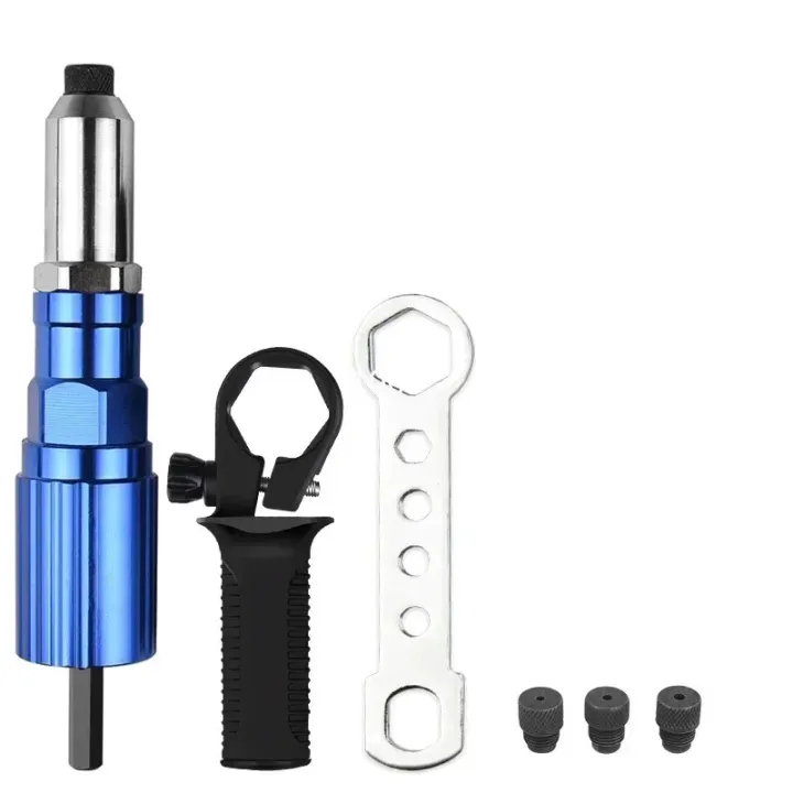 Electric Rivet Gun Adapter, Home Pull Rivet Tools Cordless Riveting ...