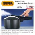 Hawkins Futura (FP30) 3L Pressure Cooker (Hard Anodized). 