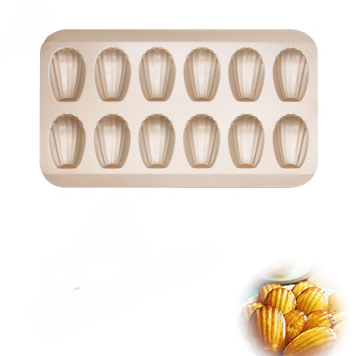 Mini Cake Pan Madeleine Tray/Tin/Mold Madeleine Nonstic Cookie Pans Baking Tray Mini Cake Mold/Mould Tin Metal Biscuit Pan   496