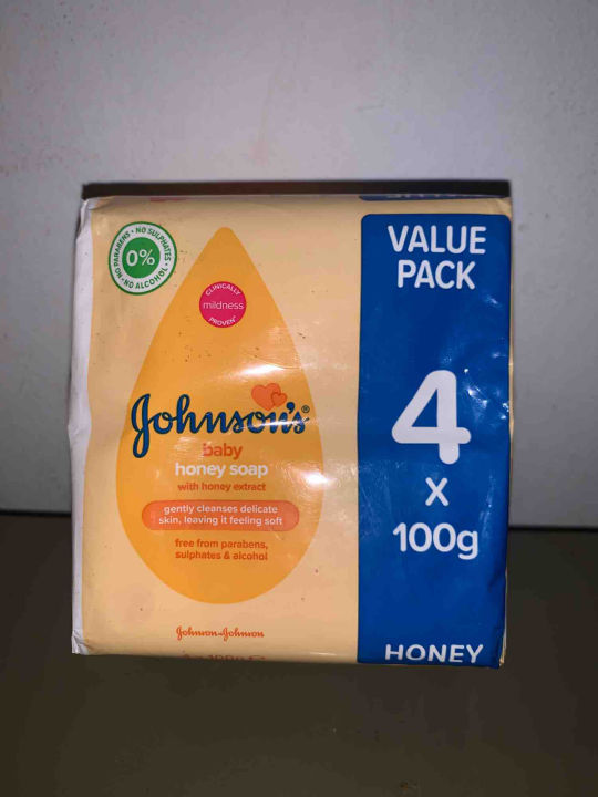 Johnson’s baby honey soap 4*100g UK