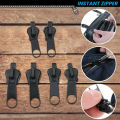 3 Sizes Universal Instant Fix Zipper Repair Kit Replacement Zip Slider Teeth Rescue Sewing Clothes Bag Zippers Tool Accessories. 