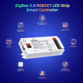 Tuya Zigbee 3.0 LED Controller DC12V 24V Support RGBCCT 6pin PWM LED Strip Dimmable Compatible Echo Plus Tuya SmartThings . 