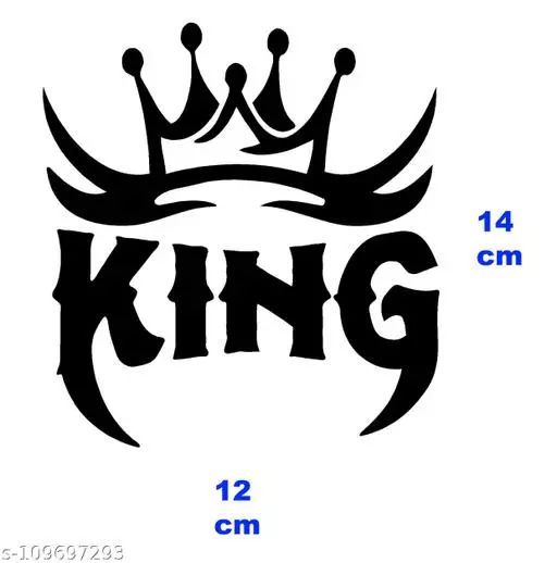 King%20Sticker%20Car%20Sticker%20Bike%20Sticker%20Black%20-%20Image%203