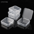 10pcs Plastic Box Rectangular Box Translucent Box Packing Box Storage Box Dustproof Solid Strong Jewelry Storage Case Container. 