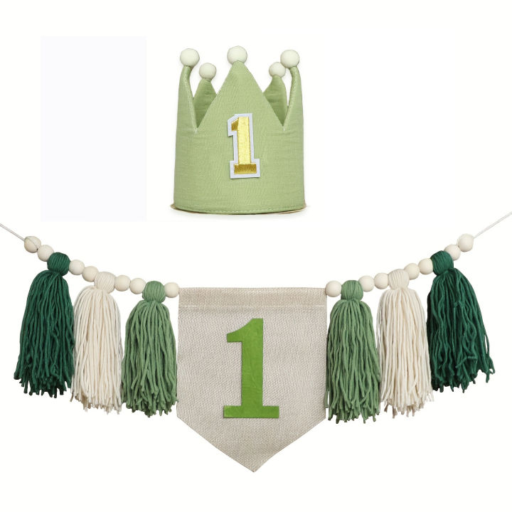 1st%20Birthday%20High%20Chair%20Banner%20Boho%20Wall%20Decor%20Party%20Decoration%20for%20Girl%20Baby%20Shower%20First%20Birthday%20Gift%20-%20Image%207