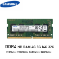 Samsung DDR4 4GB 8GB 16GB 32GB 64GB 2400mhz 2133 2666mhz 3200mhz Sodimm Notebook High Performance Laptop Memory.