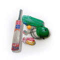 KIDTS cricket SETS,,  6 IN ONE ,,CRICKET Bat ,BATING GLOVES, Tannic ball ,Helmet ,BATING PAD ,costap. 