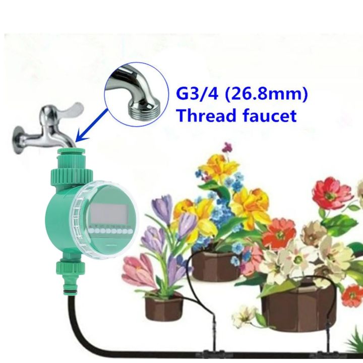 LCD Display Electronic Garden Watering Timer Automatic Irrigation ...