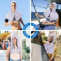 Cooling Hoodie Towel Cooling Towels Quick Drying Absorbent Towels for Neck and Face UV Protection Sport Workout Camping Cycling. 