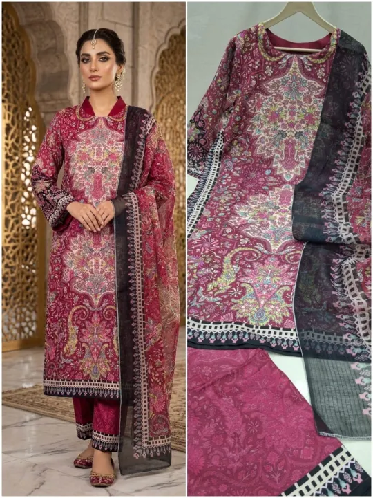 Women%20Swiss%20Lawn%203%20Piece%20Suit%20%E2%80%93%20Long%20Baggy%20Digital%20Printed%20Shirt%20with%20Flapper%20Trouser%20&%20Monar%20Dupatta%20%7C%20Summer%20Collection%20%7C%20Comfortable%20Stylish%20Ladies%20Dress%20-%20Image%205