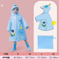 Durable kids cartoon raincoat Eva and good storage. 