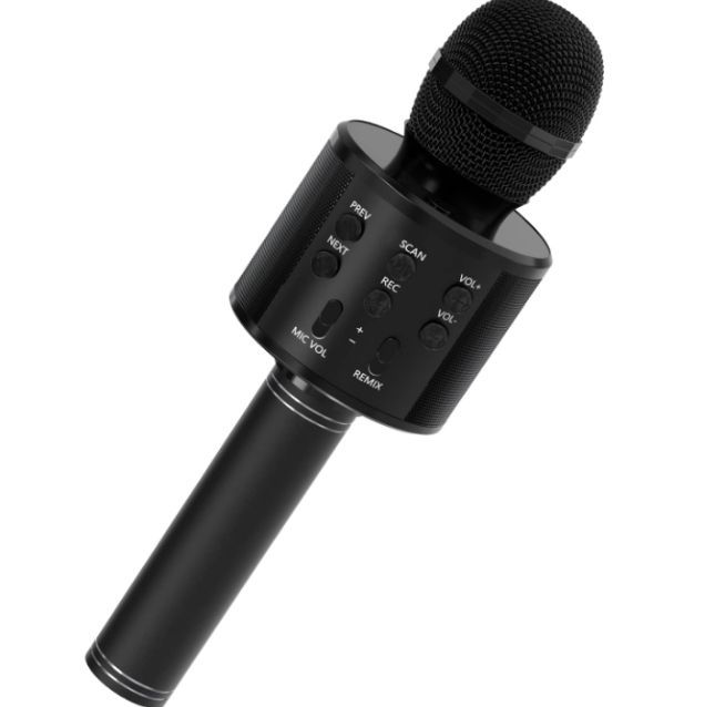 Kids Microphone for Singing, Wireless Bluetooth Karaoke Microphone for Adults, Portable Handheld Karaoke Machine, Toys for Boys and Girls Gift for Birthday Party (Blue)