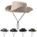 Spring And Summer New Hat Men's Outdoor Mountaineering Sunshade Fisherman Hat Summer Large Brim Breathable Sunscreen Fishing Hat.
