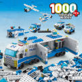 6in1 NEW Police Sports Car Fire Engineering Engine Mini Loader Truck Classic Model Building Blocks Sets Bricks Toy City. 