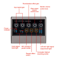 Audio Interface 16-bit/48kHz Chip USB 2.0 Interface for PC, Music Interface with 48V Phantom Power Ideal for Beginner. 