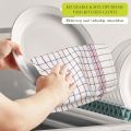 5 Pc Kitchen Tea Towel (50x70cm), 100% Combed Cotton for Long Lasting & High Absorbency, Multipurpose Dish Cloth Towel for Kitchen with Hanging Loop and check design. 