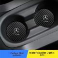 2Pcs Car Water Cup Bottle Holder Anti-slip Pad Mat Soft For Mercedes benz B R G Class GLK GLA C200 E200 C200L S400 E300 GLE S320. 