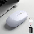 Rechargeable Wireless Mouse Dual Modes Bluetooth-compatible 2.4G USB Ergonomic Mice For Laptop Pad Tablet Macbook Mause.