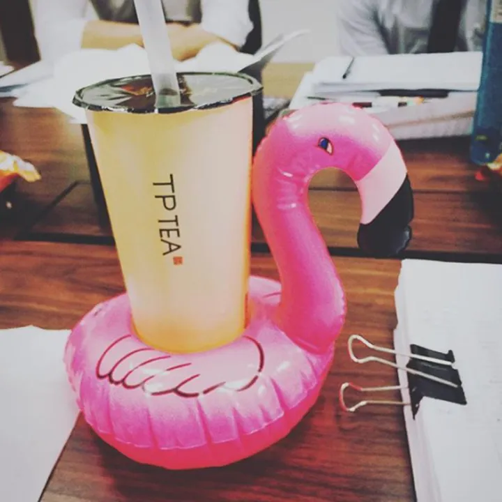 Float Inflatable Drink Cup Holder Pvc Floating Drink Cup Holder Party Decor Beach Inflatables Summer Holiday Product