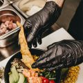 Black Vinyl Gloves Disposable Powder-Free & Latex-Free ( 2–100 Pieces ) - Vinyl Gloves for Versatile Use: Medical, Food Handling, Cleaning, Lab Work, DIY Projects, Gardening, Pet Grooming, Painting, PVC (polyvinyl chloride) X-Large ( Extra Large ). 