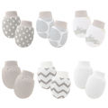 6Pairs/lot Newborn Gloves Protection Face Baby Boy Mittens Soft Cotton Anti-Scratch Gloves Cartoon Printed Girls Infant Supplies. 