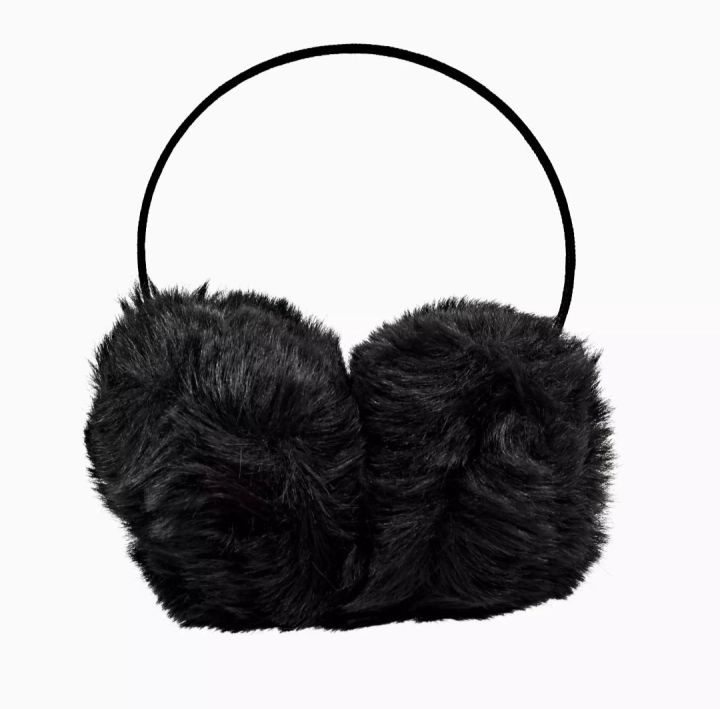 NWT%20Primark%20Super%20Fluffy%20black%20earmuffs%20for%20girls,%20women's%20-%20Image%204