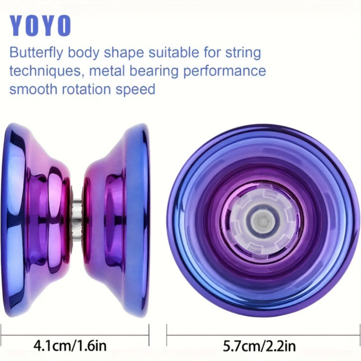 Professional%20Yoyo%20-%20High-Speed%20Metal%20Spinner%20with%20Cnc%20Top%20&%20Finger%20Guard%20for%20Competitive%20Play,%20Mixed%20Colors,%20Cover%20-%20Image%202