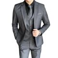 S-9XL New (Blazer+Vest+Pants) Men's Fashion Business Gentleman Professional Formal Dress Korean Version Banquet Dress Suit 6XL.