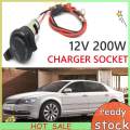 12-24v 120W auto charger plug for motorcycle truck light adapter socket. 