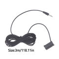 NEW Car Audio Clip Microphone 3.5mm Jack Plug Wired External Mini Mic Overhead Console For Golf Aftermarket Android Multimedia.