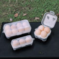 3/4/8 Grids Egg Holder Shockproof Kitchen Container Case Organizer for Outdoor Camping Picnic Portable Egg Storage Box.