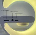 G Shape 5 In 1 Smart Wireless RGB Charger Table Lamp - Best Quality. 