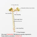 10Sets/Lot 10-40mm Lobster Clasps Hooks Extending Chain Bracelet End Connectors Slider Clasp For DIY Jewelry Making Finding. 