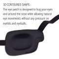 1/2/3/4/5PCS Black Single Eye Patch Adjustable 3D Foam Groove Eyeshades For Lazy Eyes Medical Use Concave Eye Patch. 