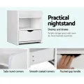 VTEC Home Modern One Drawer Bedside Cupboard / Night stand/Modern Nightstand/ End Side Table. 