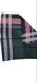Black Linen Balochi Chadder Shawl – Traditional Unisex Dupatta, 45" x 45". 