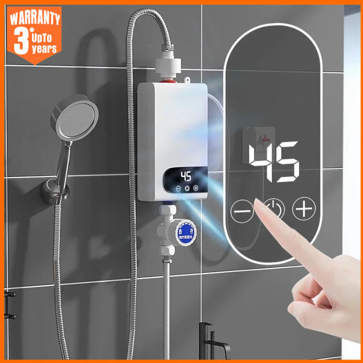 5500W Instant Water Heater 220V Portable Electric Heaters for Bathroom Hot Water Shower and Home Kitchen Heating