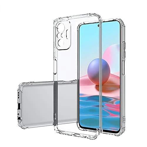Clear transparent back cover for redmi note 10 pro